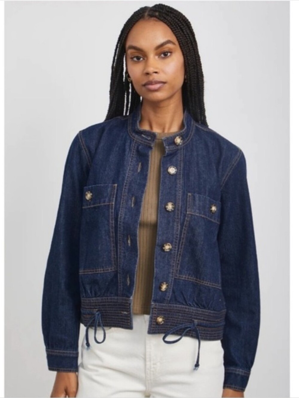 Rails - Alma Structured Raw Denim Jacket - Size S